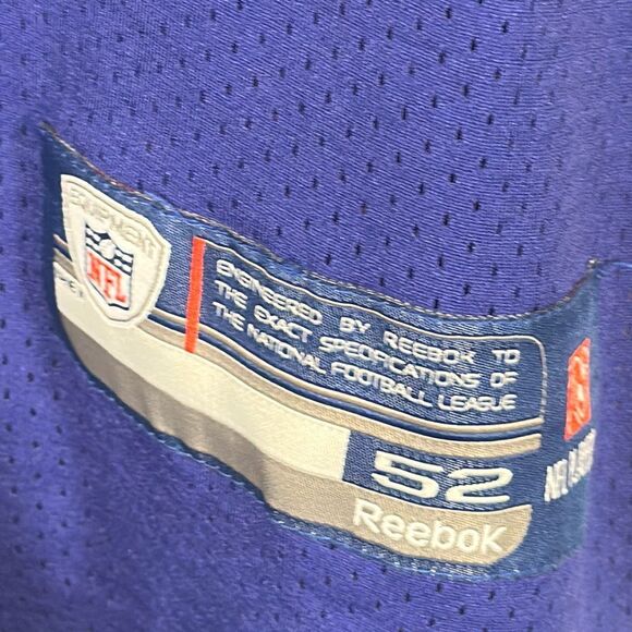 Adrian Peterson #28 Minnesota Vikings NFL Reebok Authentic Jersey Men's Size 52 - Picture 2 of 10